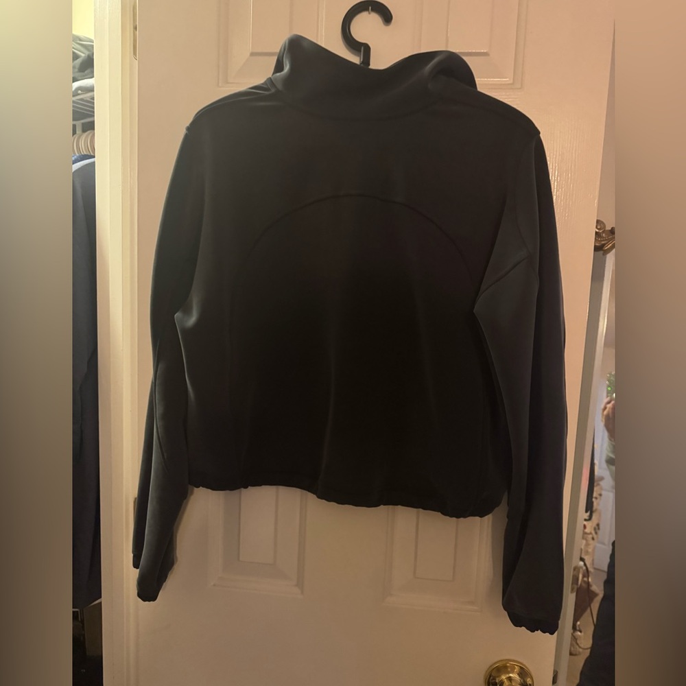 Lululemon Women’s SoftStreme Half Zip Pullover Black Sz 8 NWOT - Picture 4 of 4